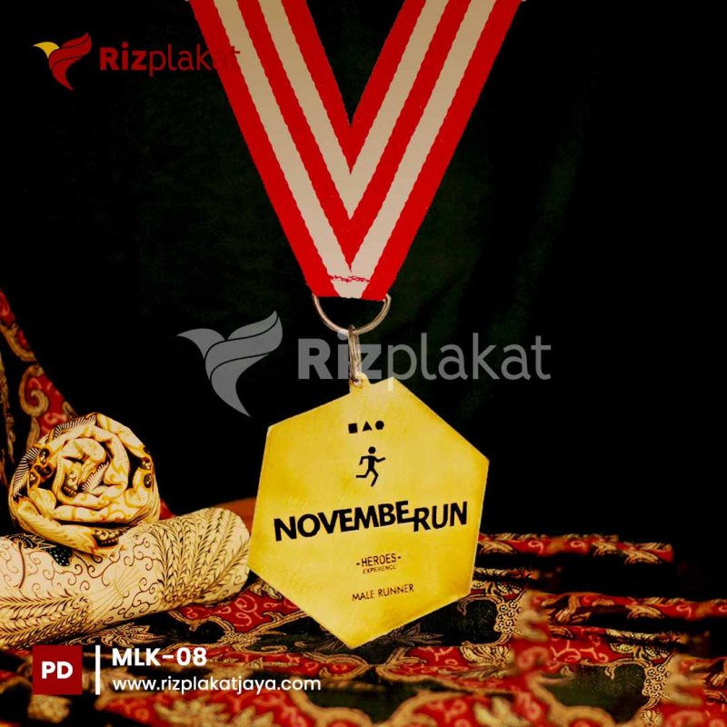 MLK-08 Medali penghargaan kuningan