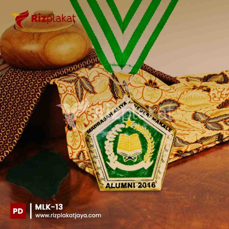 MLK-13 Souvenir medali kuningan