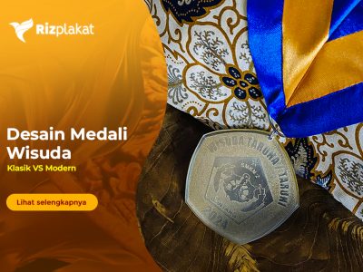 desain medali wisuda modern