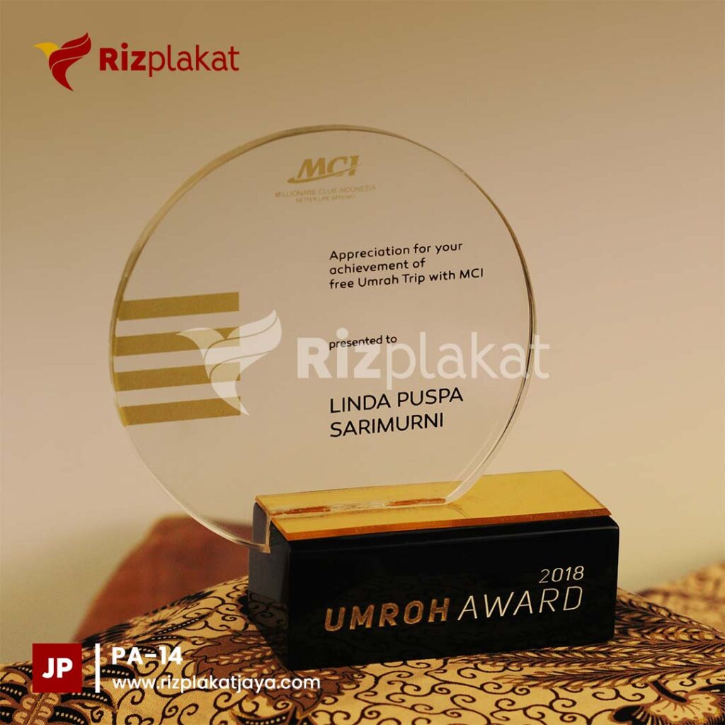 Plakat Akrilik Umroh Award