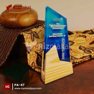Plakat Akrilik Safir Biru BKKBN