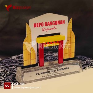 Plakat Akrilik Depo Bangunan Rajawali
