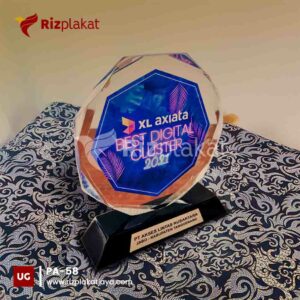 Plakat Akrilik Penghargaan XL Axiata