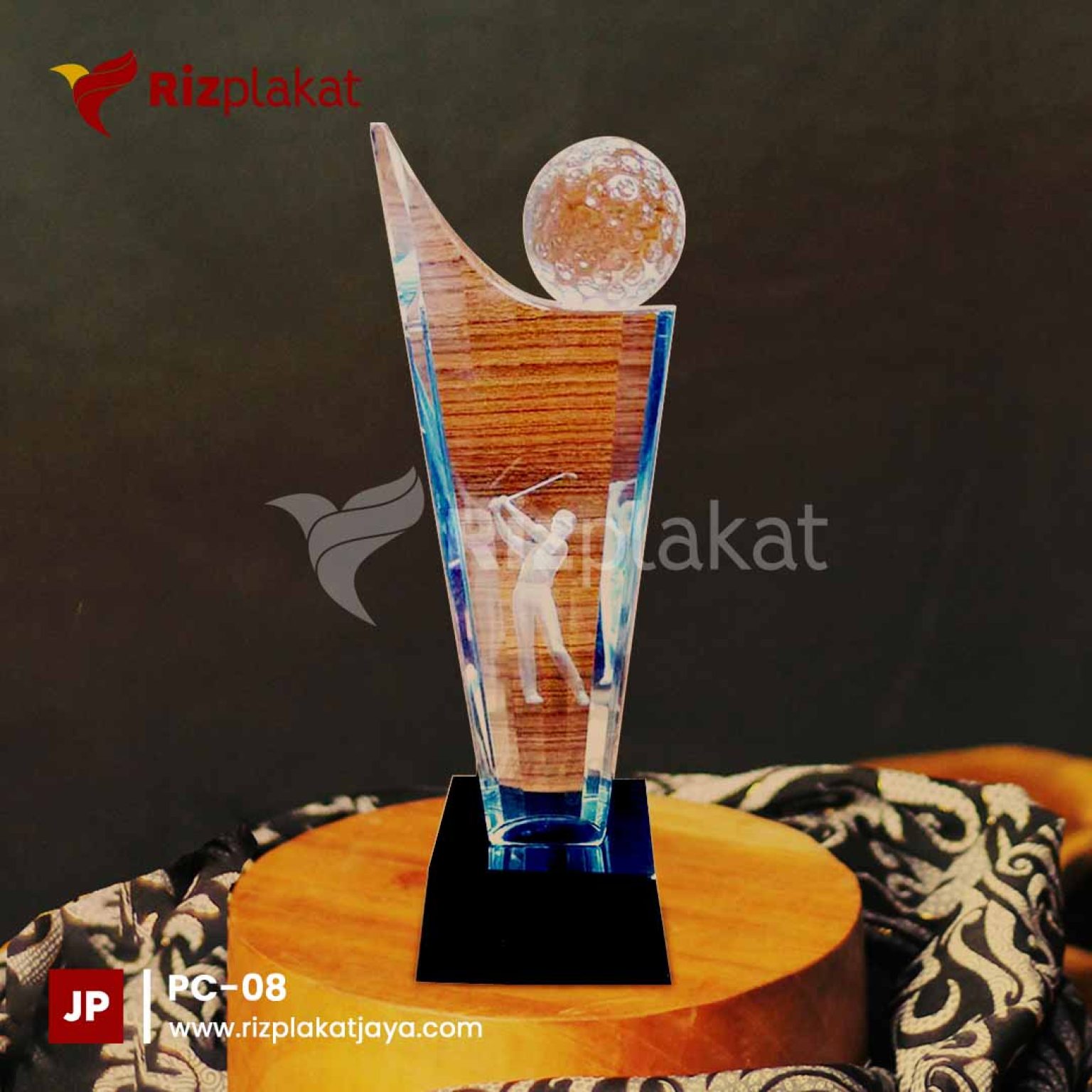 PC-08 Plakat Kristal Golf Custom