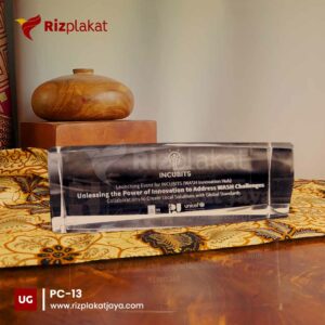 Plakat Kristal Laser Engraving