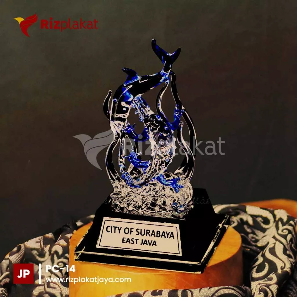 Plakat Kristal Miniatur Surabaya