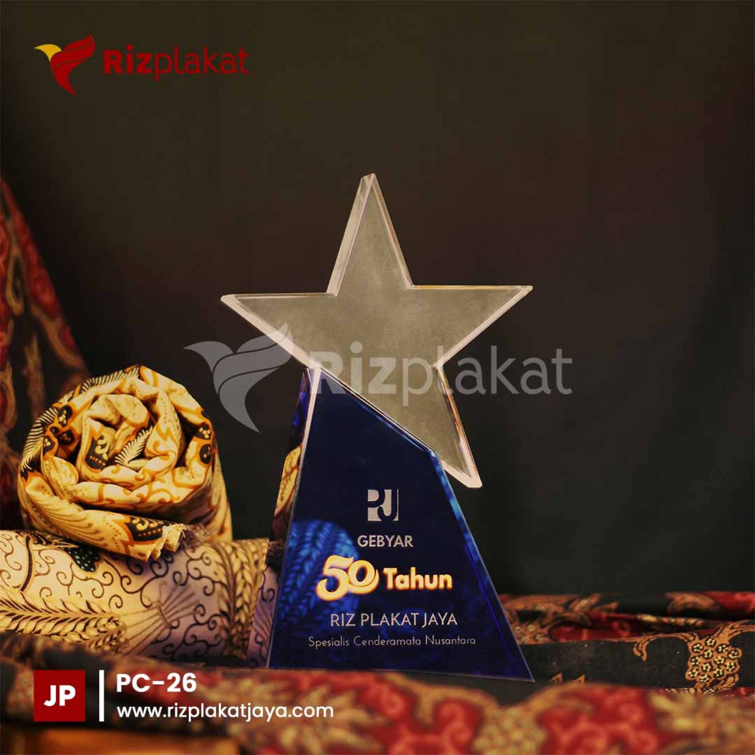 plakat kristal unik