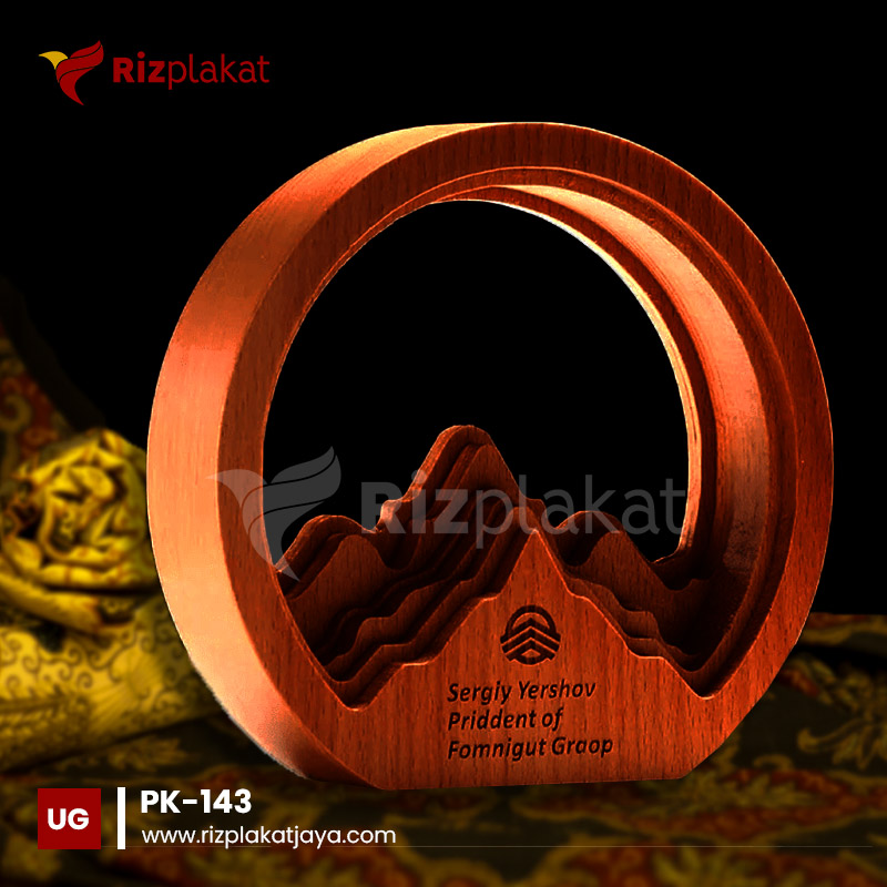PK-143 Harga Plakat Kayu Eksklusif