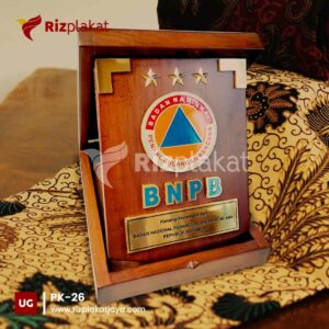 Plakat Kayu BNPB