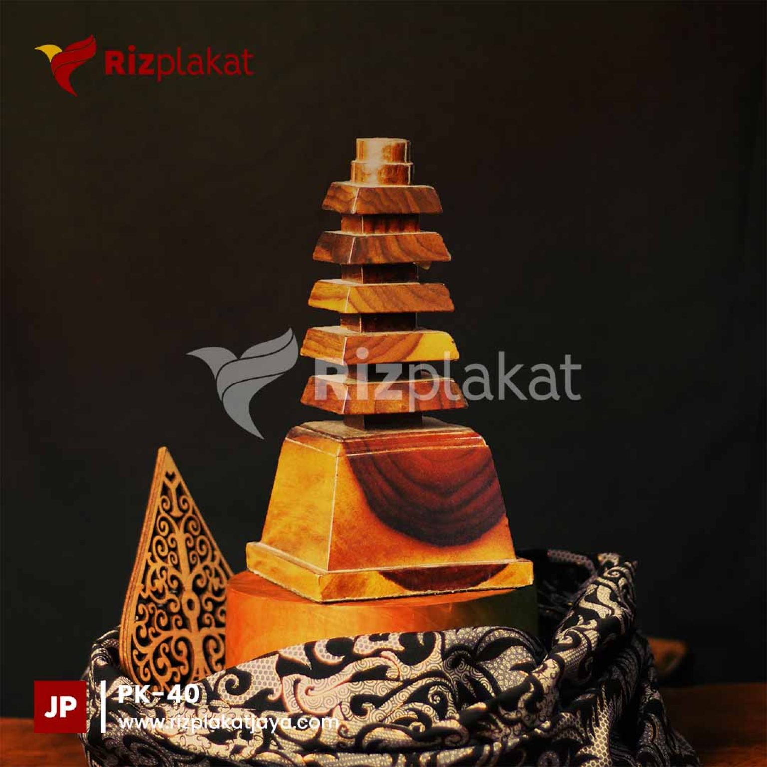 PK-40 plakat kayu murah