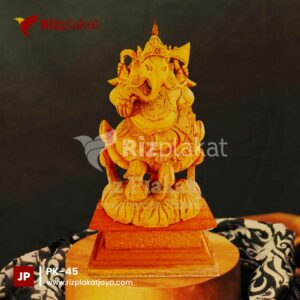 Plakat Kayu Ukir Ganesha