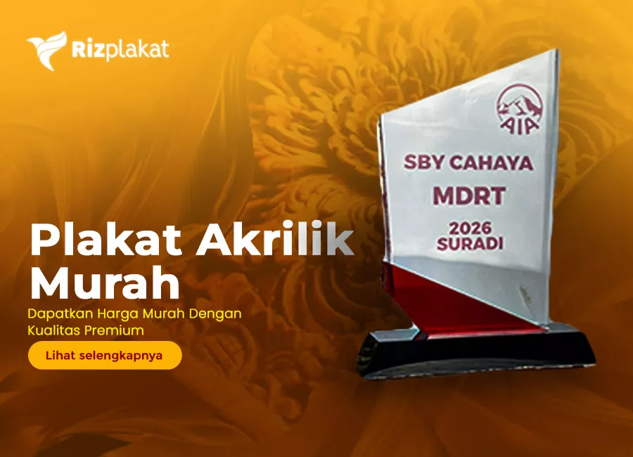 Dapatkan Plakat Akrilik Murah dengan Kualitas Premium untuk Event Kamu!