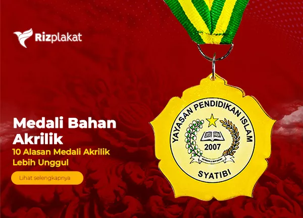 medali bahan akrilik unik