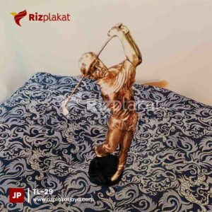Plakat Logam Custom untuk Kompetisi Golf
