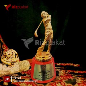 Plakat Logam Golf Kadin Jatim Graha Famili