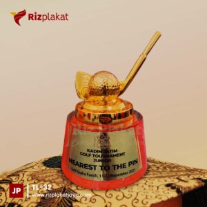 Plakat Logam Golf Kadin Jatim