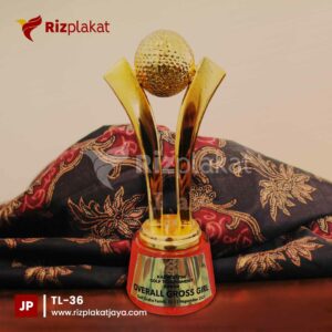 Trophy Logam Golf Kadin Jatim Junior