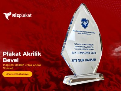 plakat akrilik bevel spesial