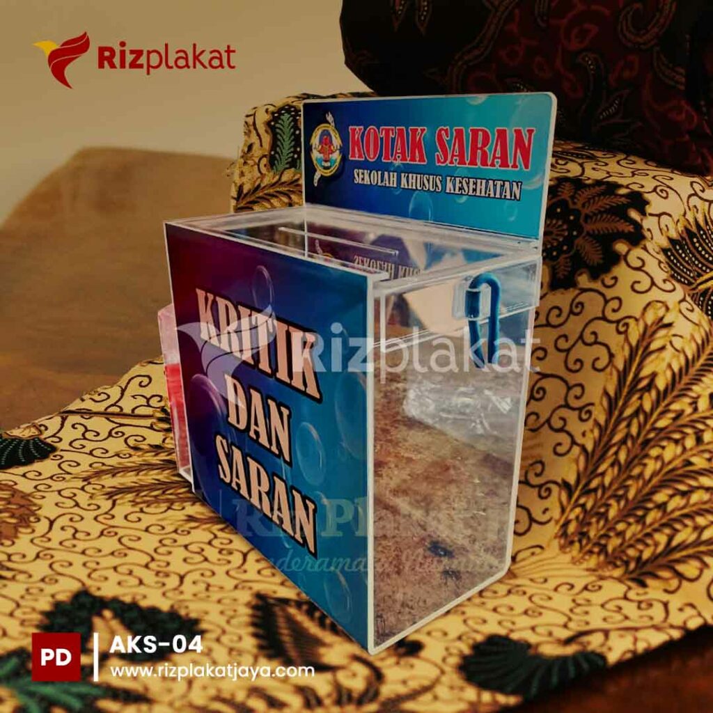 Kotak Akrilik Kritik dan Saran