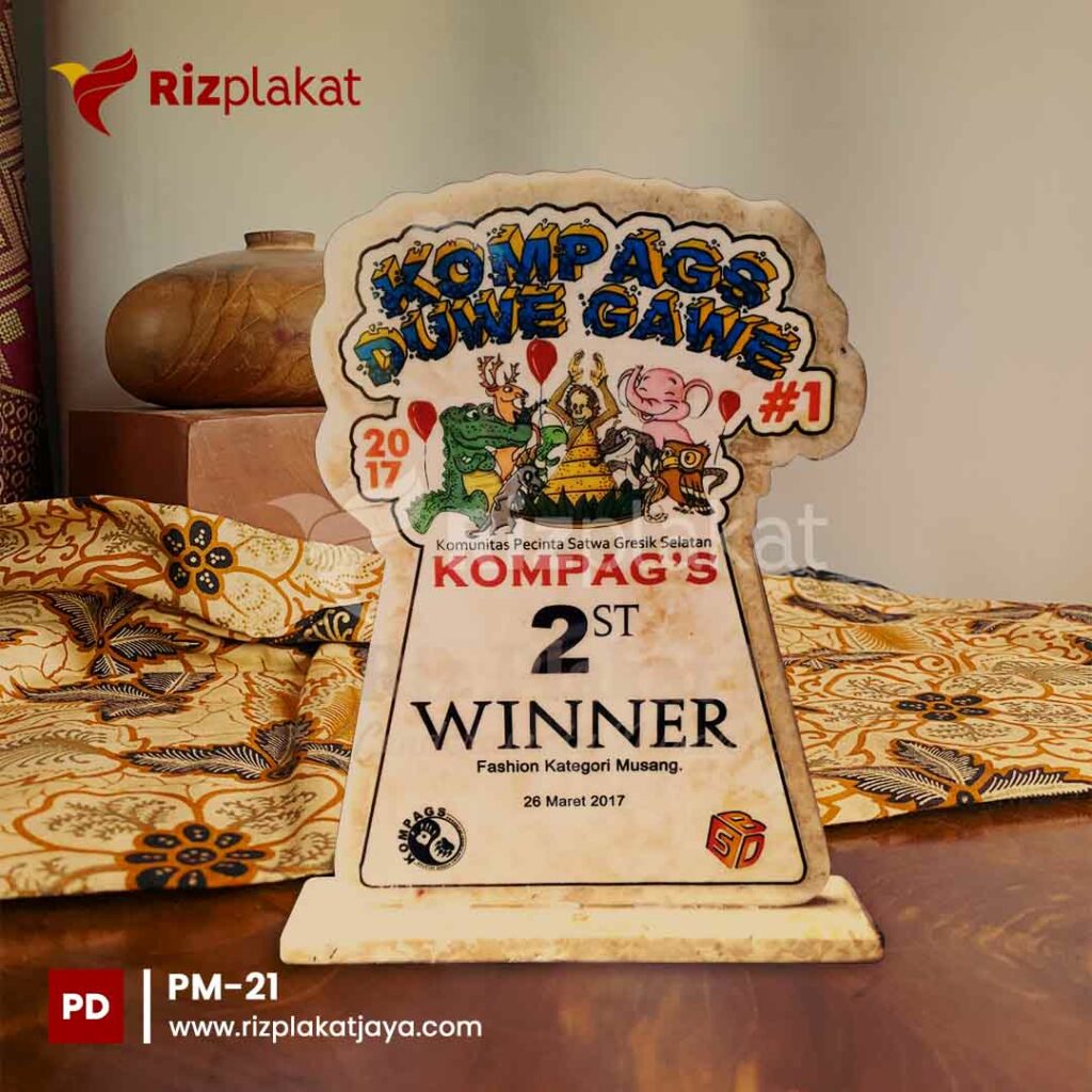 Plakat Marmer Pecinta Satwa Gresik Selatan