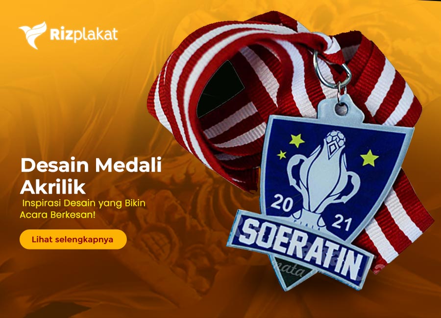 desain medali akrilik terbaru