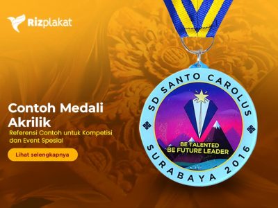 contoh medali akrilik spesial