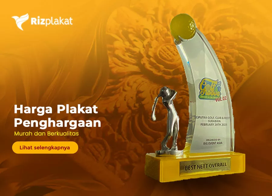 harga plakat penghargaan