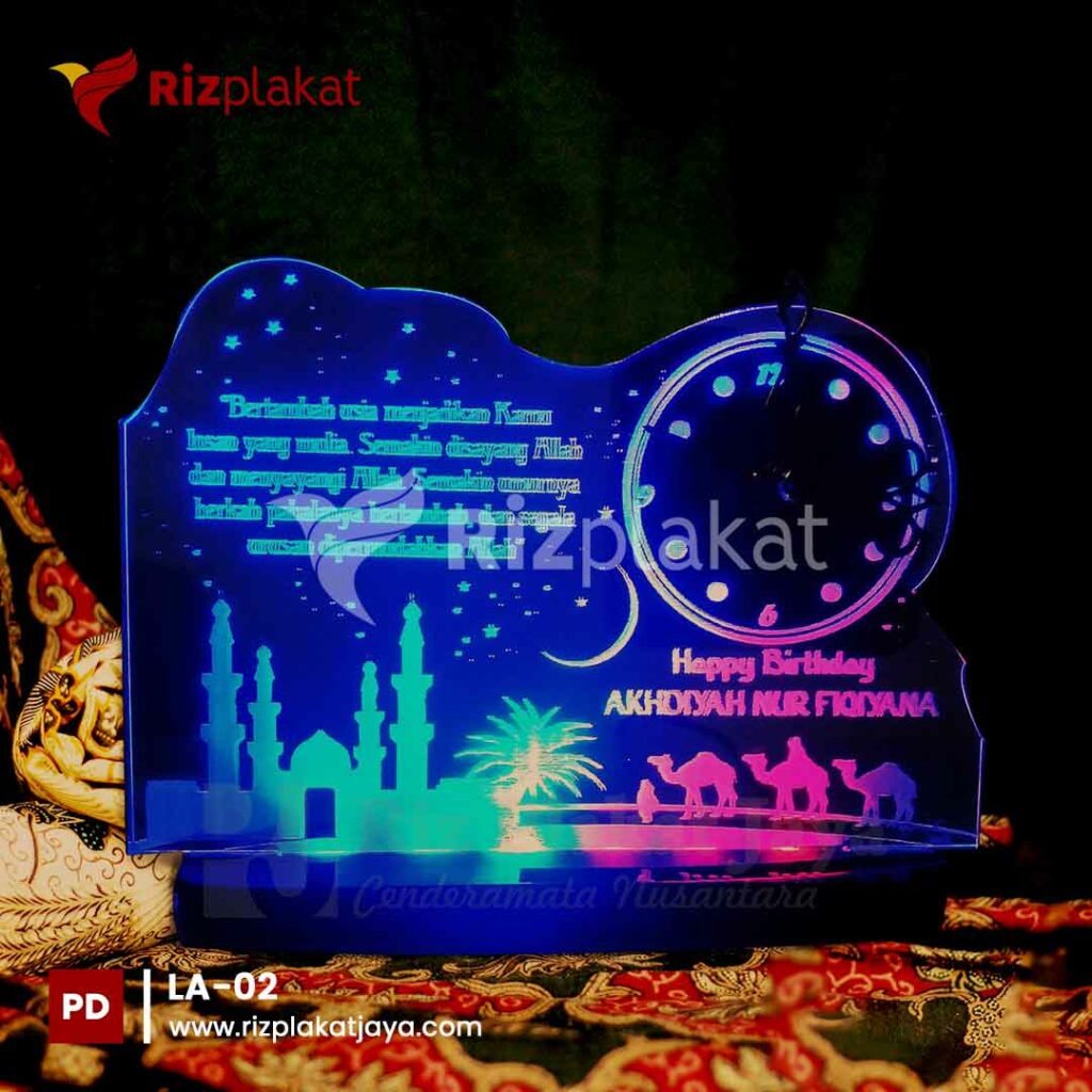 Lampu Akrilik Masjid Unik