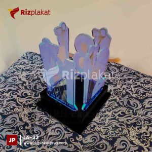 Lampu Akrilik Siluet Pasangan