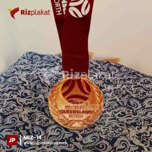 Contoh medali zinc alloy