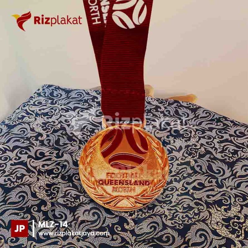MLZ-14 Contoh medali zinc alloy