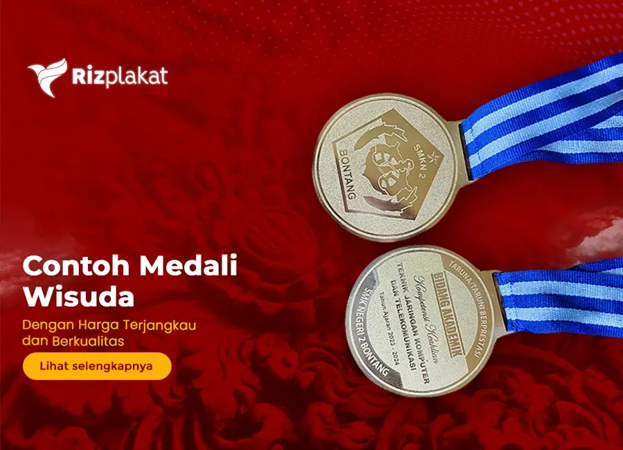 contoh medali wisuda harga terjangkau