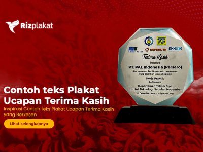 contoh teks plakat ucapan terimakasih