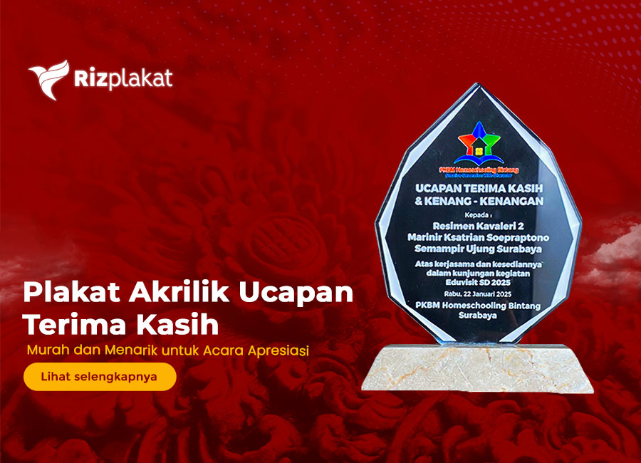 bg moneysite plakat akrilik ucapan terima kasih