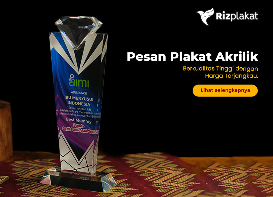 Pesan Plakat Akrilik Berkualitas Tinggi dengan Harga Terjangkau