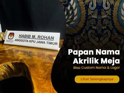 kw artikel moneysite Papan Nama Akrilik Meja