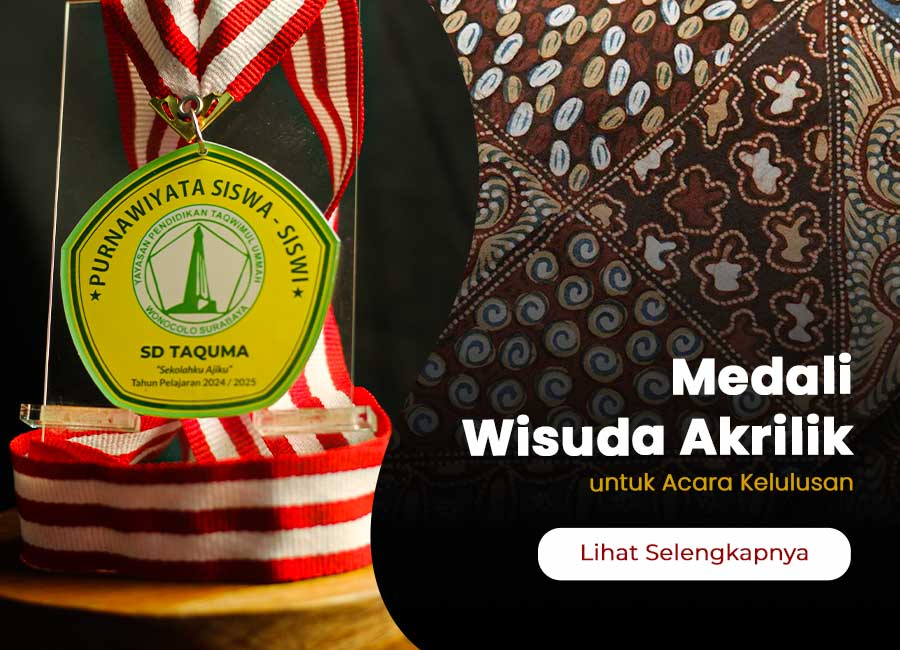 kw artikel moneysite Medali Wisuda Akrilik, vol 30.
