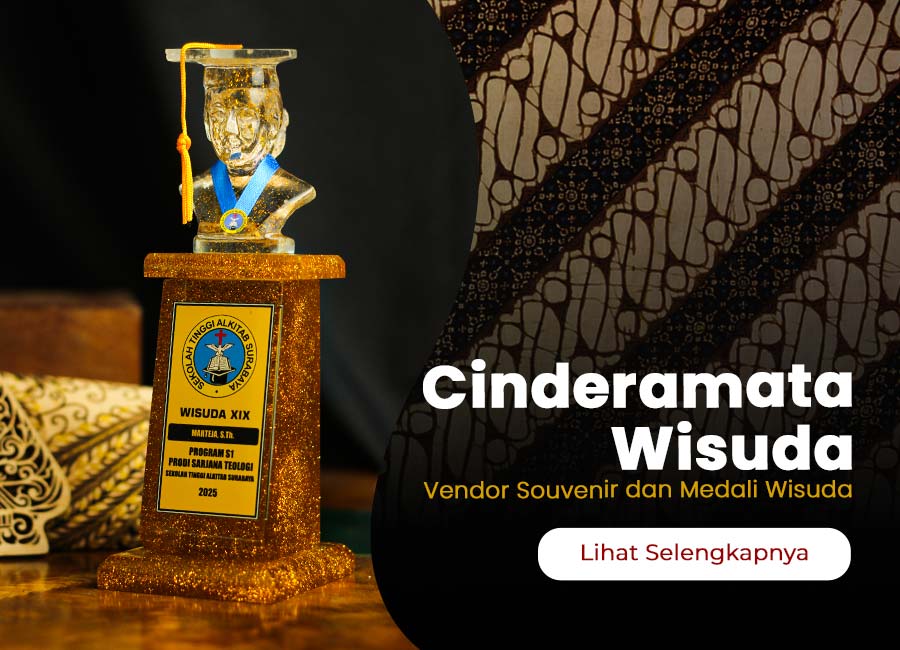 Pesan Cinderamata Wisuda Eksklusif Kualitas Premium Langsung dari Pabrik