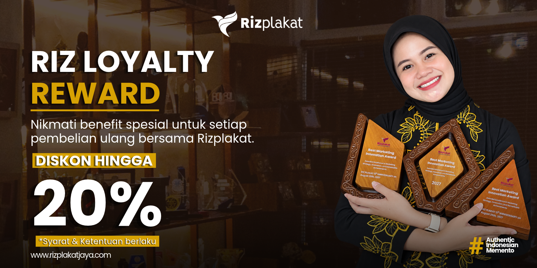 Banner Promo Riz Loyalty Halaman Promo Website