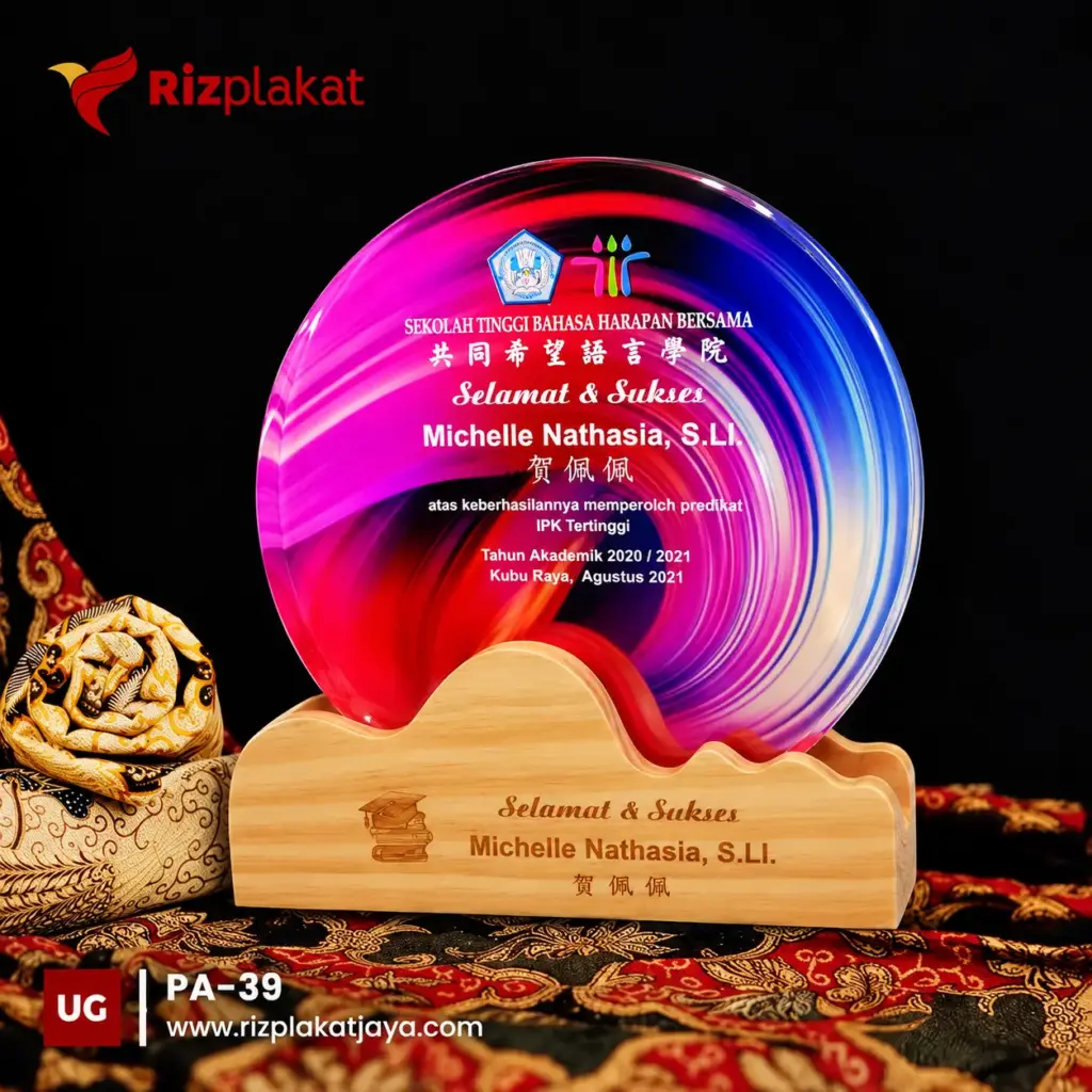 Plakat Prestasi Wisuda